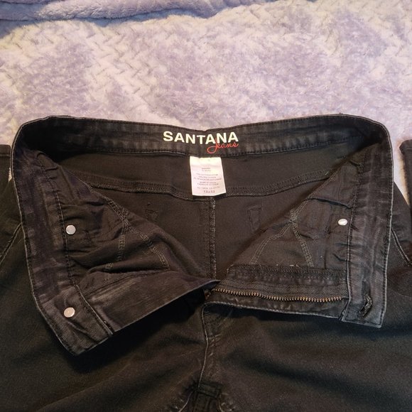 Santana Women's Classic Straight Leg Jean, Size 12 inseam 32 - Picture 8 of 9